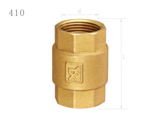 410黄铜止回阀